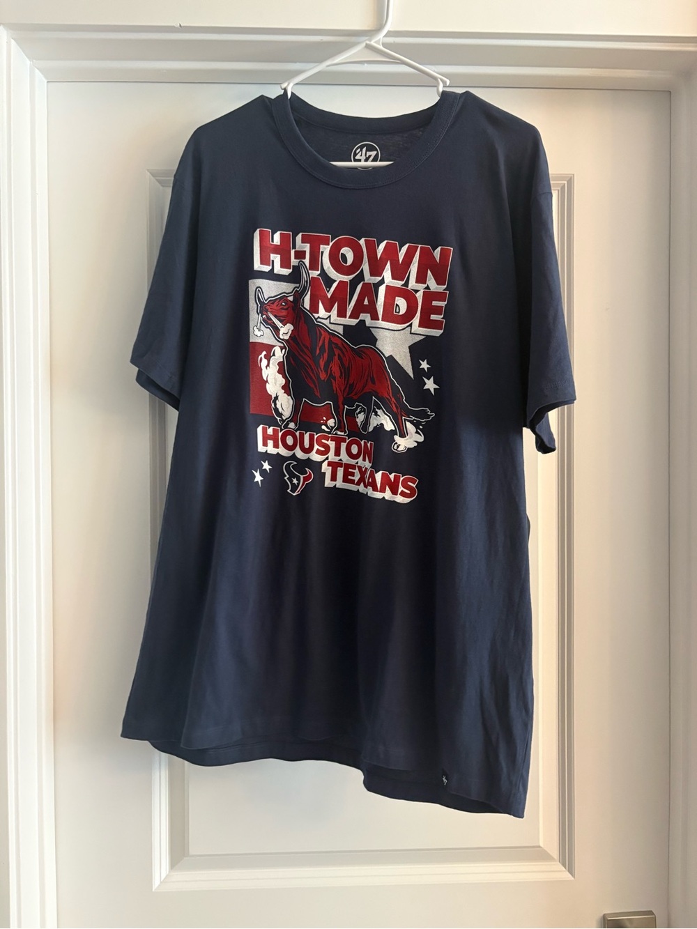 47 Navy Houston Texans H-Town Made Graphic Tee